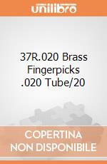 37R.020 Brass Fingerpicks .020 Tube/20 gioco di Dunlop