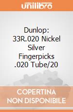 Dunlop: 33R.020 Nickel Silver Fingerpicks .020 Tube/20 gioco di Dunlop