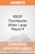 9003P Thumbpicks White Large Player/4 gioco di Dunlop