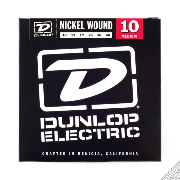 Dunlop: Den1046 El-Nkl Medium - 6/Set - Corde Per Chitarra Elettrica gioco