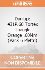 Dunlop: 431P.60 Tortex Triangle Orange .60Mm (Pack 6 Plettri) gioco di Dunlop