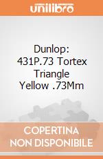 Dunlop: 431P.73 Tortex Triangle Yellow .73Mm gioco di Dunlop