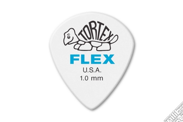 466R100 Tortex Flex Jazz Iii Xl 1.0 Mm Bag/72 gioco di Dunlop