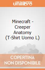 Minecraft - Creeper Anatomy (T-Shirt Uomo L) gioco di TimeCity