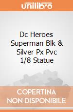 Dc Heroes Superman Blk & Silver Px Pvc 1/8 Statue gioco