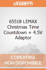 65518 LEMAX Christmas Time Countdown + 4.5V Adaptor giochi
