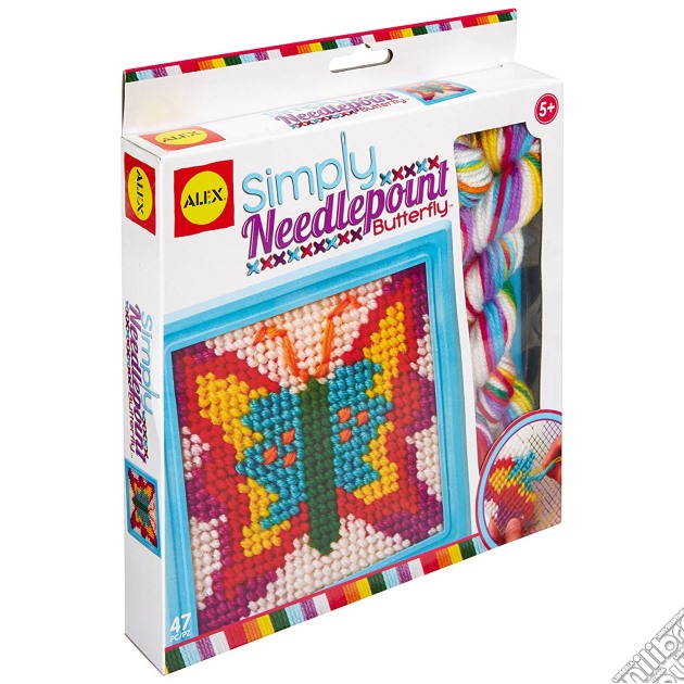 Alex Fai Da Te - Simply Needlepoint Butterfly gioco di Alex Brands