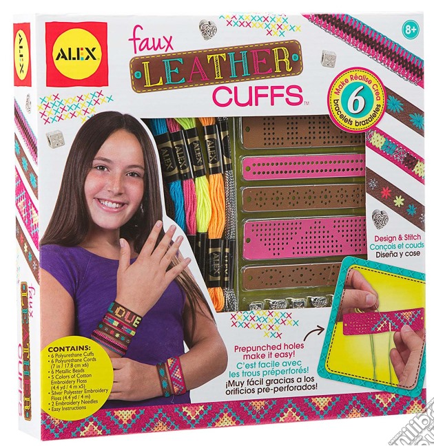 Alex Fai Da Te - Faux Leather Cuffs gioco di Alex Brands