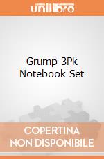 Grump 3Pk Notebook Set gioco di Archie Mcphee