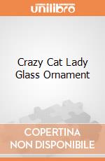 Crazy Cat Lady Glass Ornament gioco di Archie Mcphee