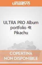 ULTRA PRO Album portfolio 4t Pikachu gioco di CAR