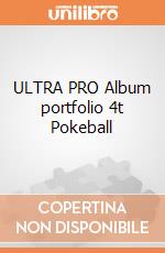 ULTRA PRO Album portfolio 4t Pokeball gioco di CAR