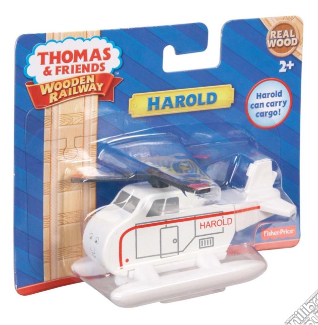 Mattel Y4077 - Thomas And Friends - Wooden Railway - Harold gioco di Mattel