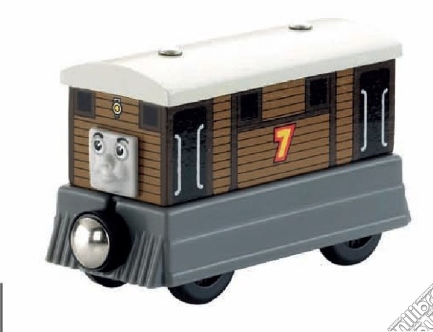 Mattel Y4081 - Thomas And Friends - Wooden Railway - Veicolo Toby Small gioco di Mattel