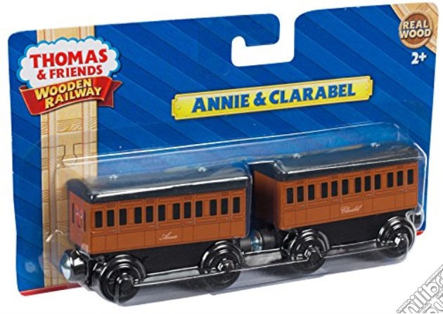 Mattel Y4422 - Thomas And Friends - Wooden Railway - 2-Pack Annie E Clarabel gioco di Mattel