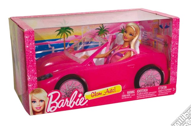 barbie con auto cabrio