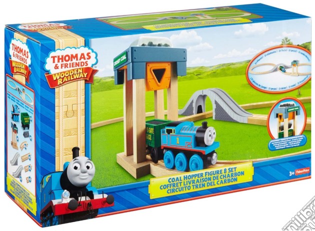 Mattel BBD10 - Thomas And Friends - Wooden Railway - Pista Del Carbone gioco di Mattel
