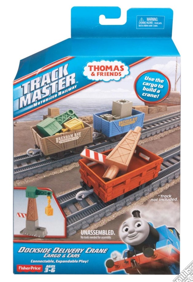 Mattel BDP01 - Thomas And Friends - Track Master - Destinazione Avventura - Gru Del Porto gioco di Mattel
