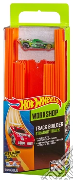 Mattel BHT77 - Hot Wheels - Track Builder - Confezione Da 15 Rettilinei + 1 Veicolo giochi