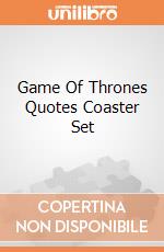 Game Of Thrones Quotes Coaster Set gioco di Dark Horse