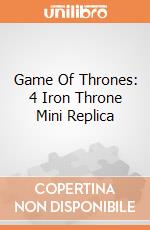 Game Of Thrones: 4 Iron Throne Mini Replica gioco di Dark Horse
