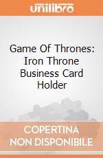 Game Of Thrones: Iron Throne Business Card Holder gioco