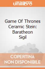 Game Of Thrones Ceramic Stein: Baratheon Sigil gioco di Dark Horse