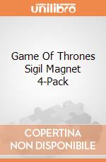 Game Of Thrones Sigil Magnet 4-Pack gioco di Dark Horse