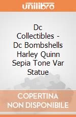 Dc Collectibles - Dc Bombshells Harley Quinn Sepia Tone Var Statue gioco di Dc Collectibles