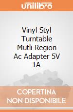 Vinyl Styl Turntable Mutli-Region Ac Adapter 5V 1A gioco