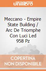 Meccano - Empire State Building / Arc De Triomphe Con Luci Led 958 Pz gioco di Spin Master