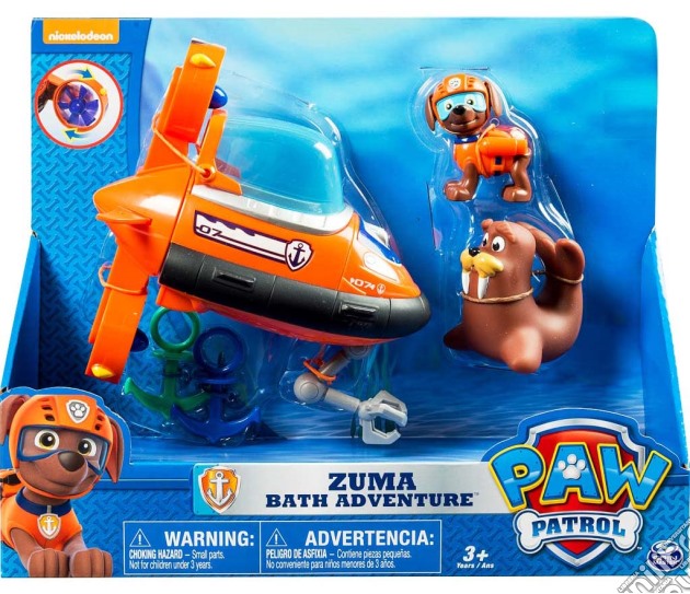 Paw Patrol - Giochi Da Bagno - Playset Zuma gioco di Spin Master