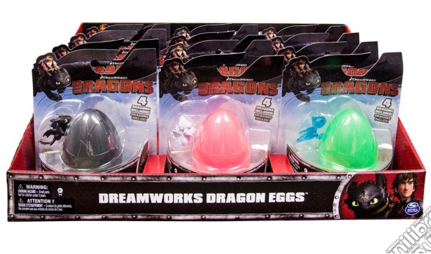 Dragons - Dragon Egg - Uovo Con 4 Draghetti gioco di Spin Master
