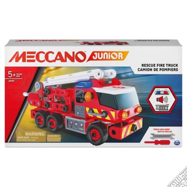 Meccano: Spin Master - Junior - Camion Dei Pompieri gioco