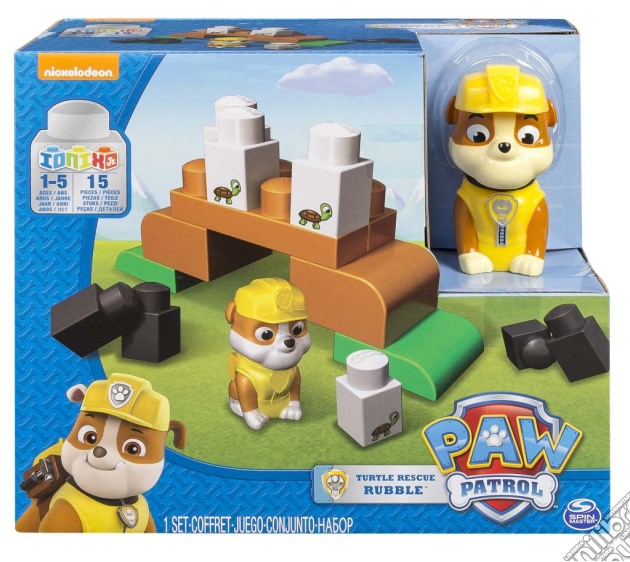 Paw Patrol - Blocchi - Rubble gioco di Spin Master