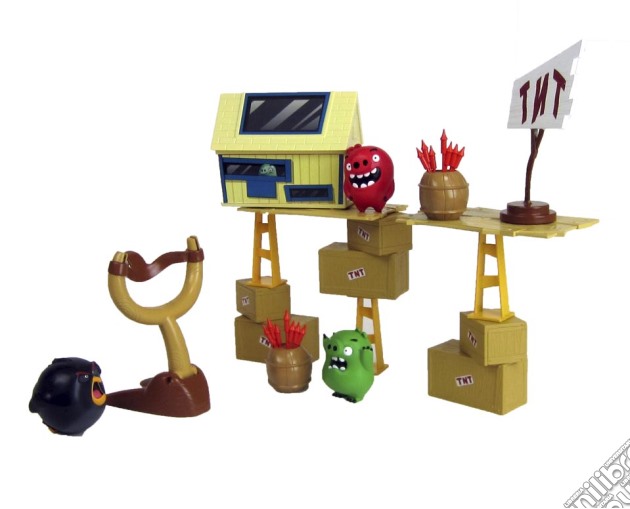 Angry Birds - Playset Attacco All'Isola Suina gioco di Spin Master