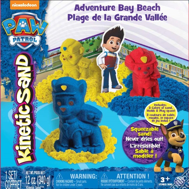 Kinetic Sand - Paw Patrol - La Spiaggia Di Adventure Bay gioco di Spin Master