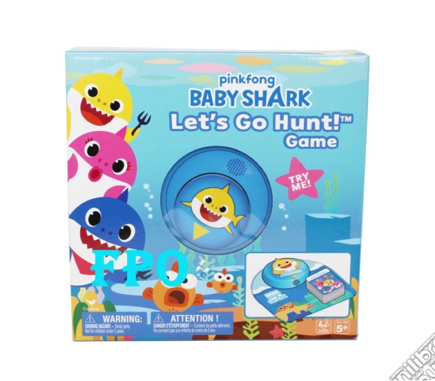 Spin Master 6054959 - Baby Shark - Let'S Go Hunt - Il Gioco Con Pulsante Sonoro gioco di Cardinal