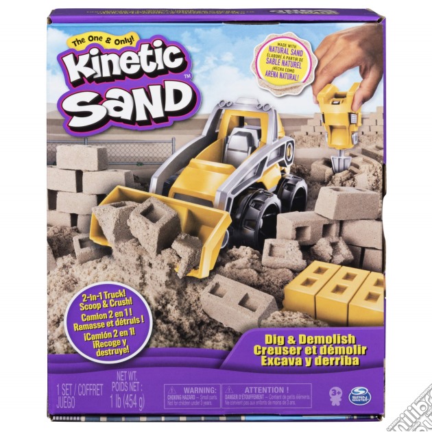 Kinetic Sand: Cantiere Con Veicolo 2 In 1 gioco