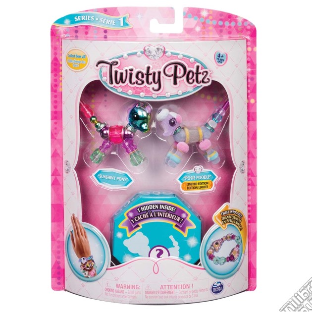 Spin Master: Twisty Petz - Animaletto Braccialetto - Blister 3 Pz (Assortimento) gioco di Spin Master