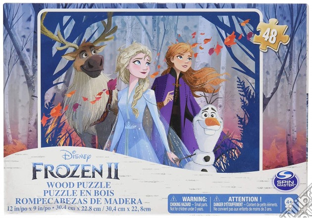 Spin Master 6053102 - Frozen 2 - Puzzle In Legno 48 Pz gioco di Editrice Giochi