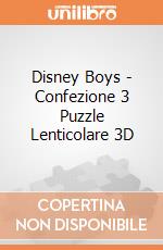 Disney Boys - Confezione 3 Puzzle Lenticolare 3D puzzle