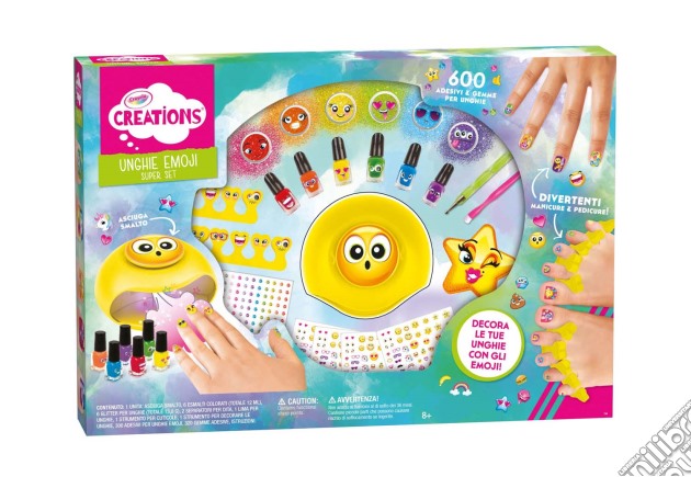 Creations - Unghie Emoji Super Set gioco di Crayola