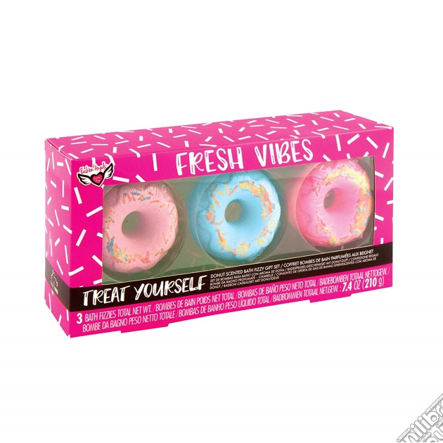 Fashion Angels F76797 Fresh Vibes - Bombe Da Bagno Set Regalo 3 Pz - Donut gioco di Fashion Angels