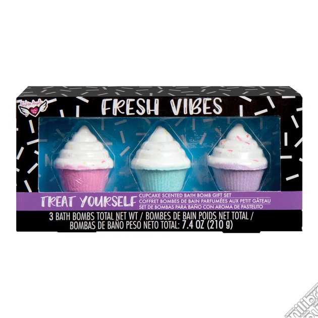 Fashion Angels F76810 Fresh Vibes - Bombe Da Bagno Set Regalo 3 Pz - Cupcake gioco di Fashion Angels