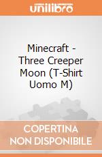 Minecraft - Three Creeper Moon (T-Shirt Uomo M) gioco di TimeCity