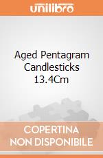 Aged Pentagram Candlesticks 13.4Cm giochi