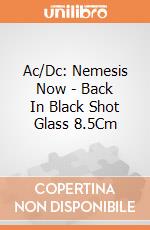 Ac/Dc: Nemesis Now - Back In Black Shot Glass 8.5Cm giochi