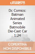 Dc Comics: Batman Animated Series Batmobile Die-Cast Car 1:24 gioco di Jada Toys