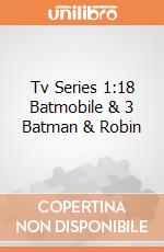 Tv Series 1:18 Batmobile & 3 Batman & Robin gioco di Jada Toys